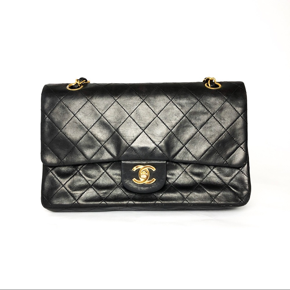 SOLD Chanel Double Flap Medium Black Bag